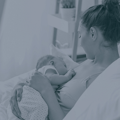 mother brestfeeding child