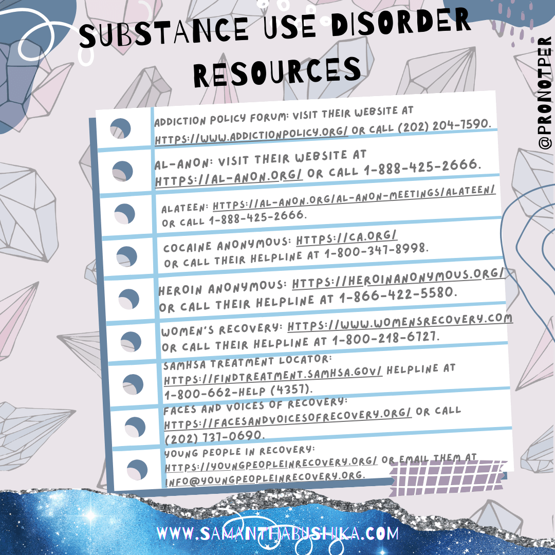 Substance Use Disorder Resources (1080 × 1080 px)_png SUD Resources 2