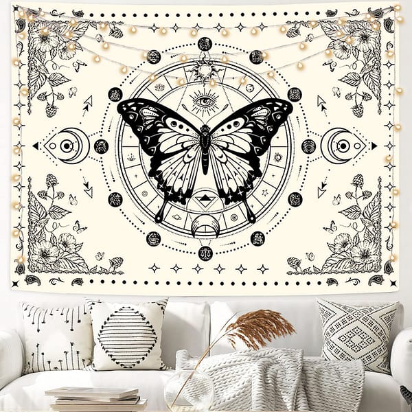 Butterfly Album Tapestry Cross-border Amazon Background Wall Decorative Cloth To Map Customizable