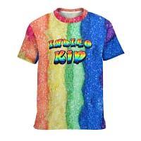 Rainbow Texture Teen full-Print T-Shirt Multi cut - Image 4