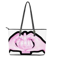 Flipping Love Skewed Leather Bag - Image 4