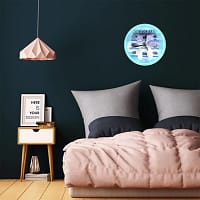 Sodalite Serenity Round Wall Clock - Image 3
