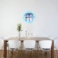 Sodalite Serenity Round Wall Clock - Image 2