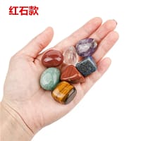 Foreign Trade Cross-border Europe And The United States Hot Selling Irregular Natural Crystal Chakra Yoga Personality Seven Wheel Stone Set Supply - Image 3