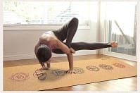 7 Chakra Cork Yoga Mat - Image 3