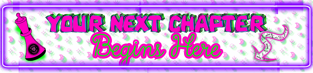 your next chapter banner