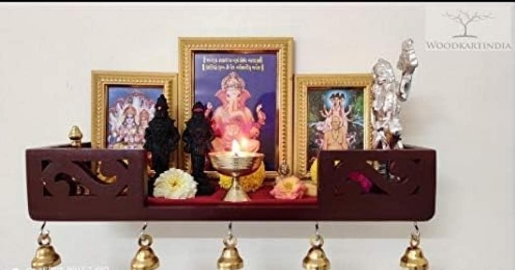 Temple Wooden Wall Hanging Temple