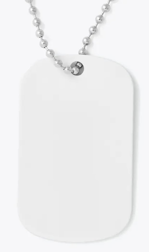 Ask Me About My Superpower Dogtags 2 dogtag back