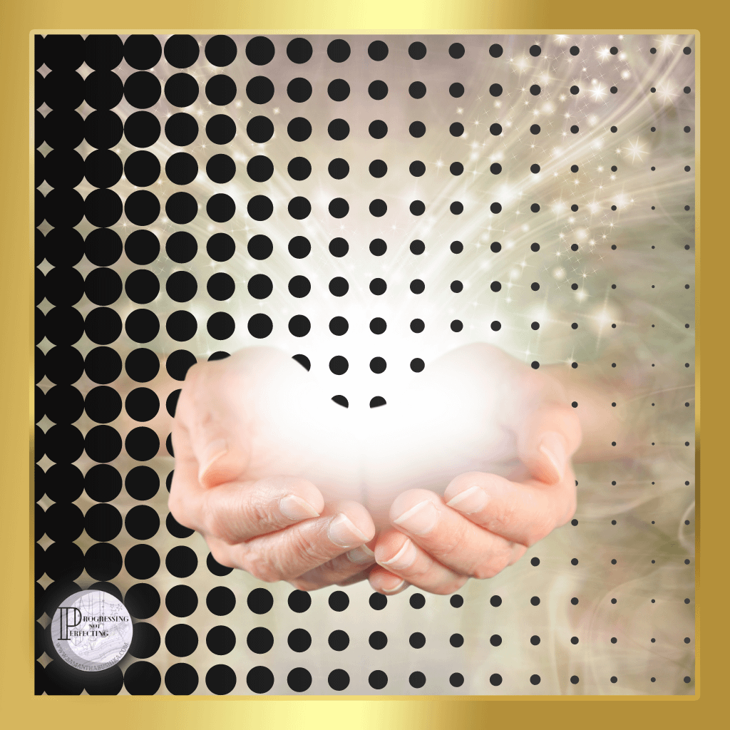 4 Personal Energy Management : a hands holding a light