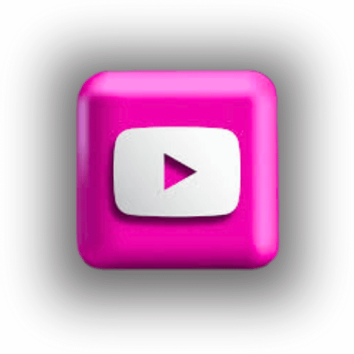 youtube icon square 3d