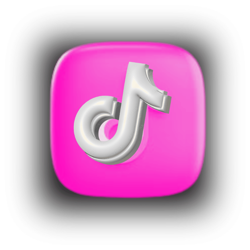Tiktok Logo 3d