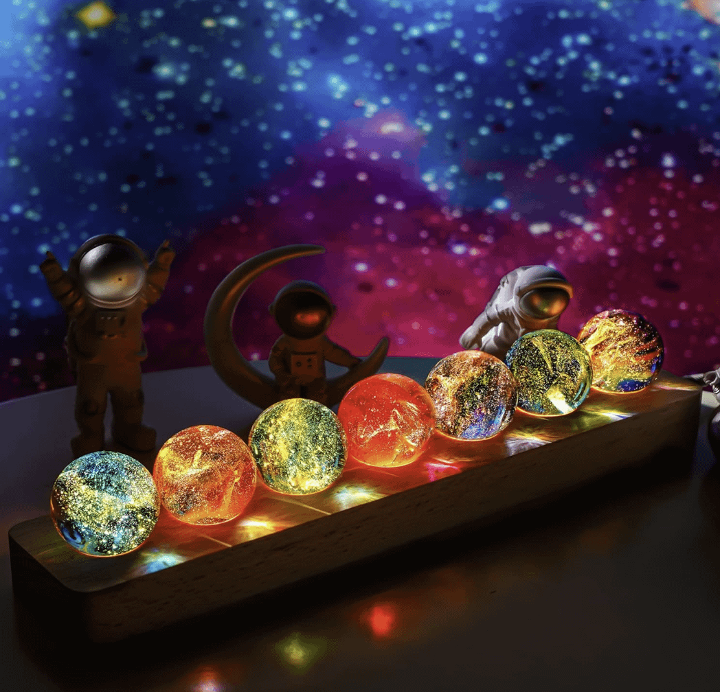 chakra light spheres