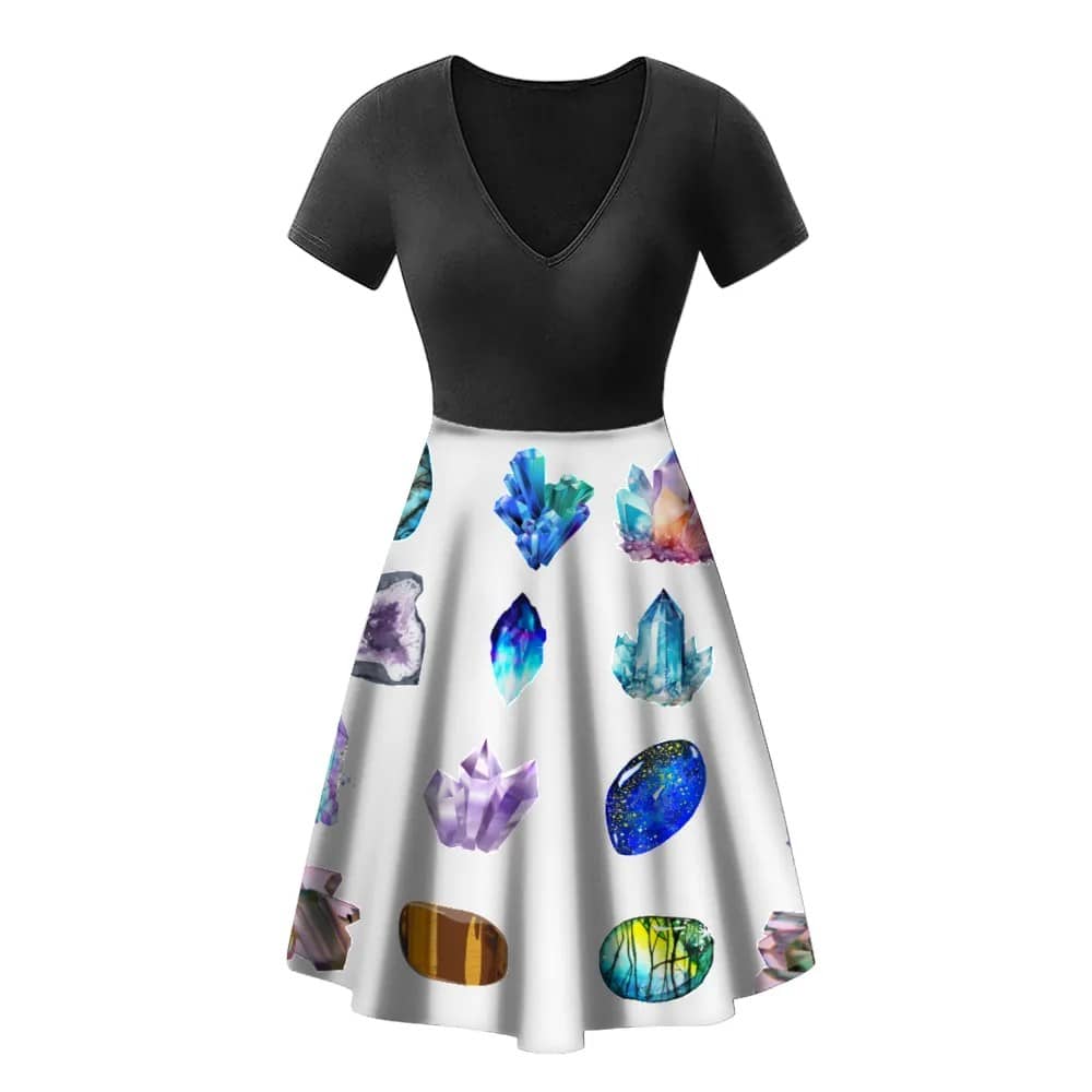 crystal garden skirt dress