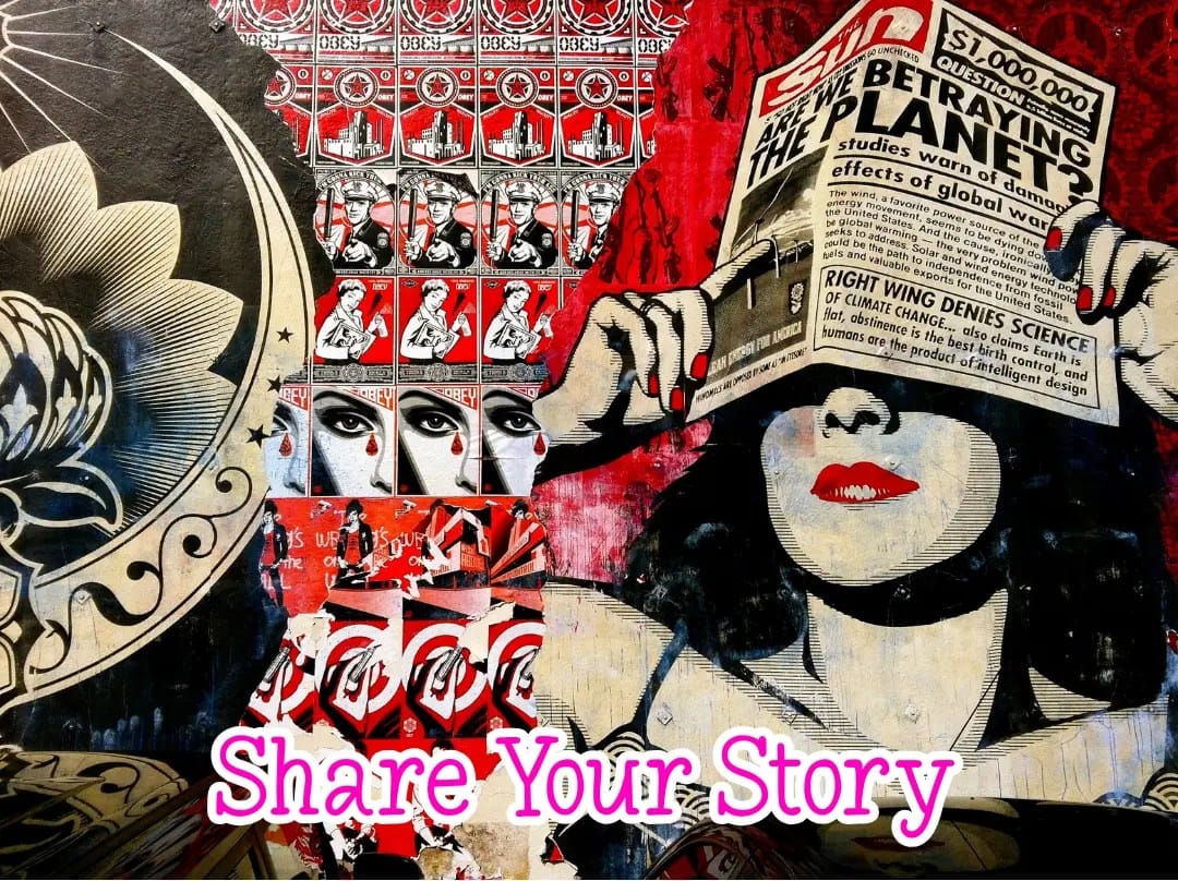 Share Your Story Menu