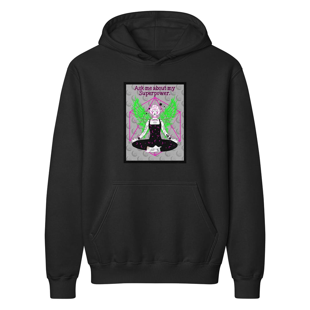 Ask Me About My Superpower Hoodie | Mystical Graphic Classic Hoodie 1 Ask Me About My Superpower Hoodie | Mystical Graphic Classic Hoodie