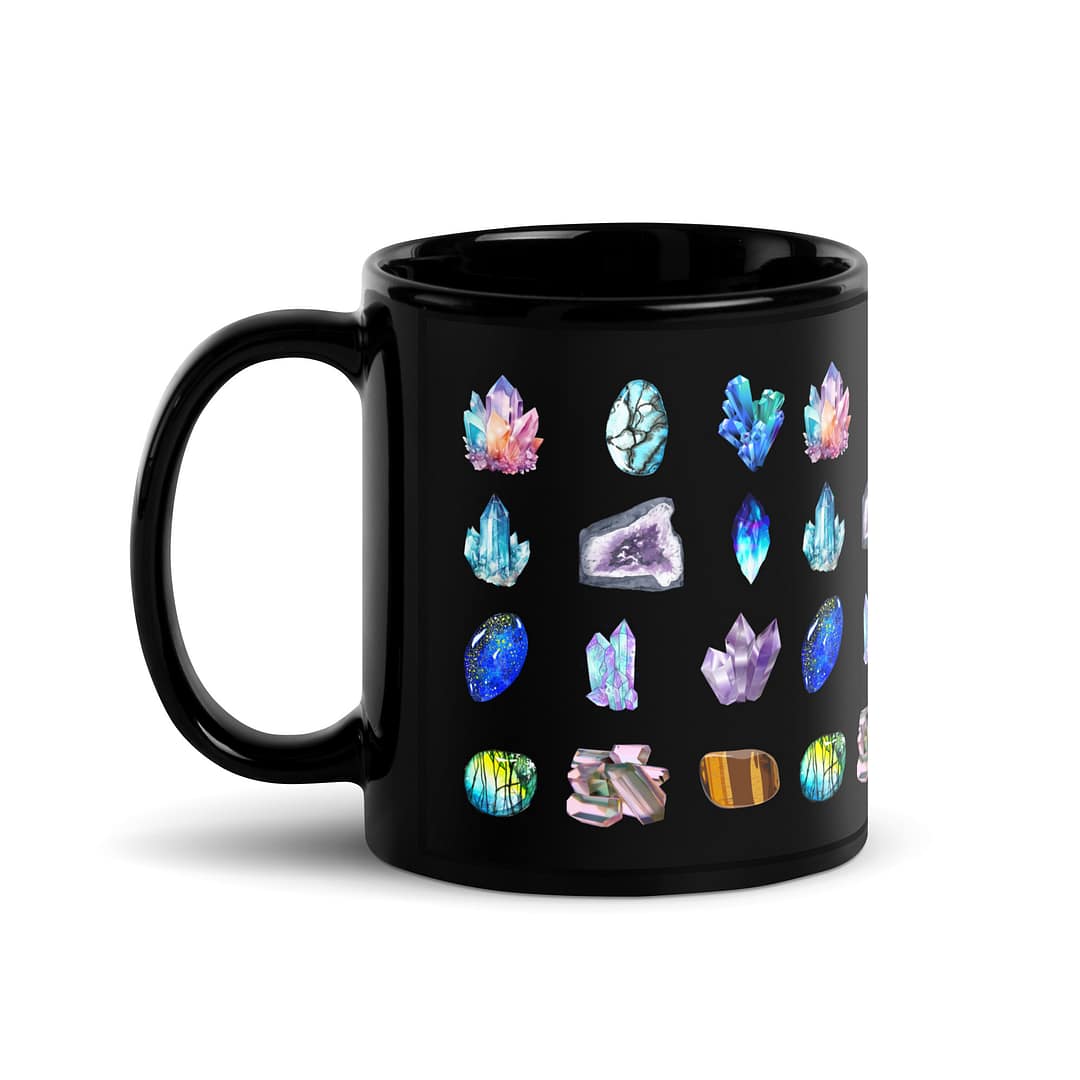 Crystal Lover Mug | Colorful Gemstone &Amp; Spiritual Coffee Mug 2 Crystal Lover Mug | Colorful Gemstone &Amp; Spiritual Coffee Mug - Image 2