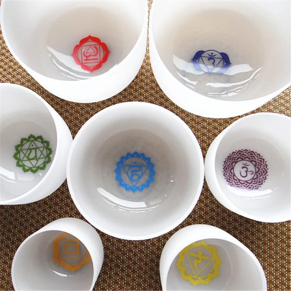 Classic 10-inch Crystal Bowl Chakra Tibetan Singing Bowls for Sound Healing