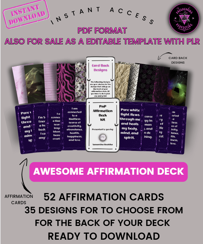 Believe & Receive Affirmation Cards Deck: For Those Who Believe and Are Ready to Receive MOck UP