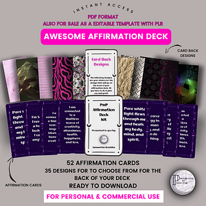 Believe &Amp; Receive Affirmation Cards Deck: For Those Who Believe And Are Ready To Receive Mock Up