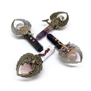 Natural Crystal Magic Scepter. The Crystal Tower. Different Crystal Pillar